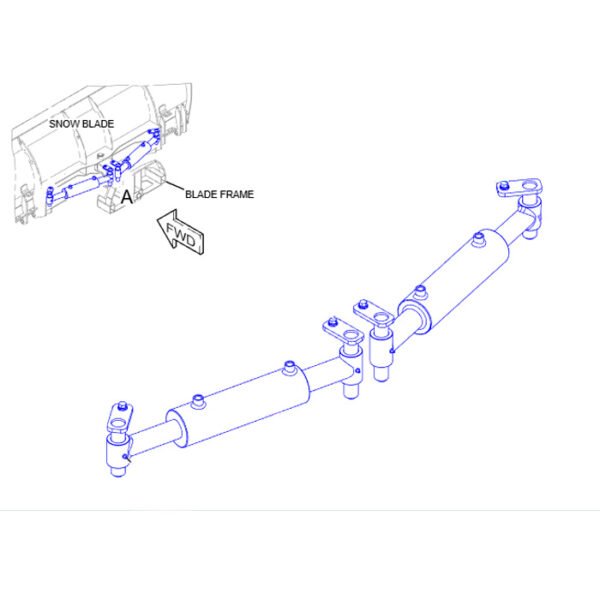 914K - KIT DE REPARO PARA CILINDRO DA LÂMINA 101.6X