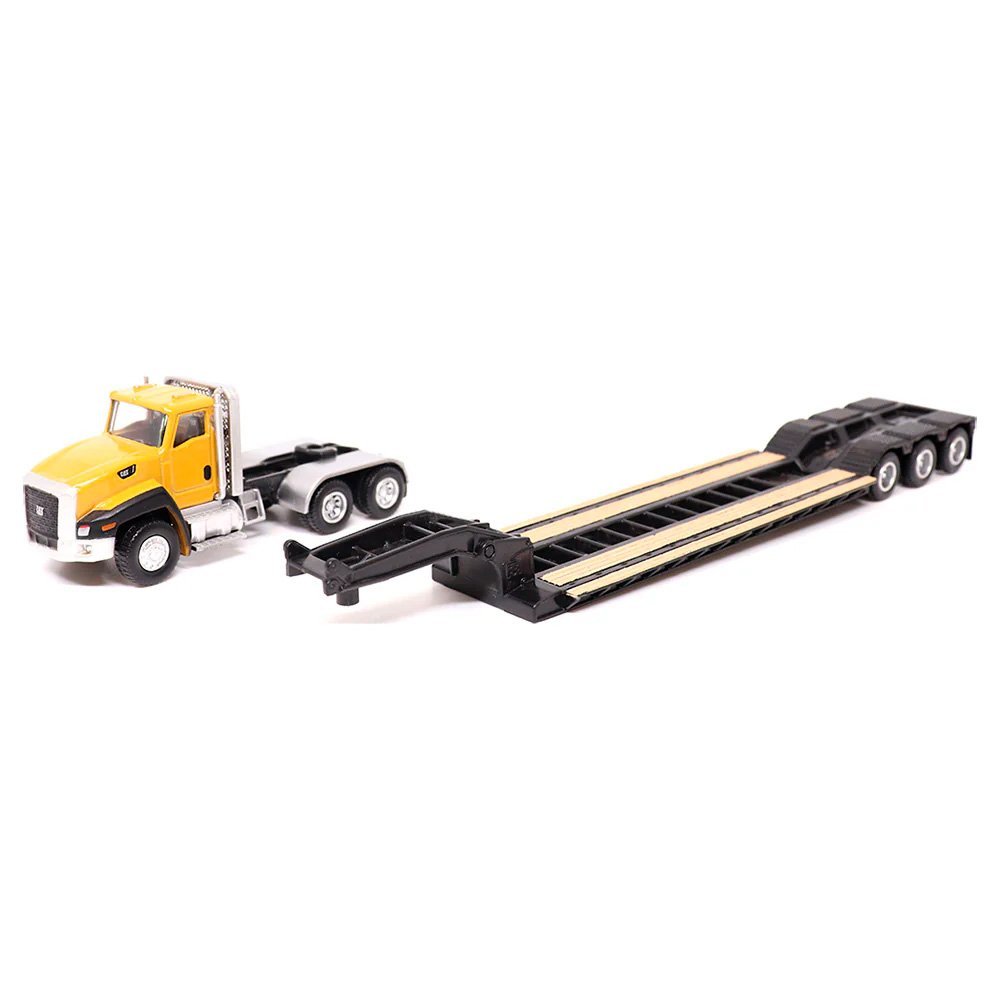 84414 - Caminhão reboque com motoniveladora 163H 1:87 - Imagem 4