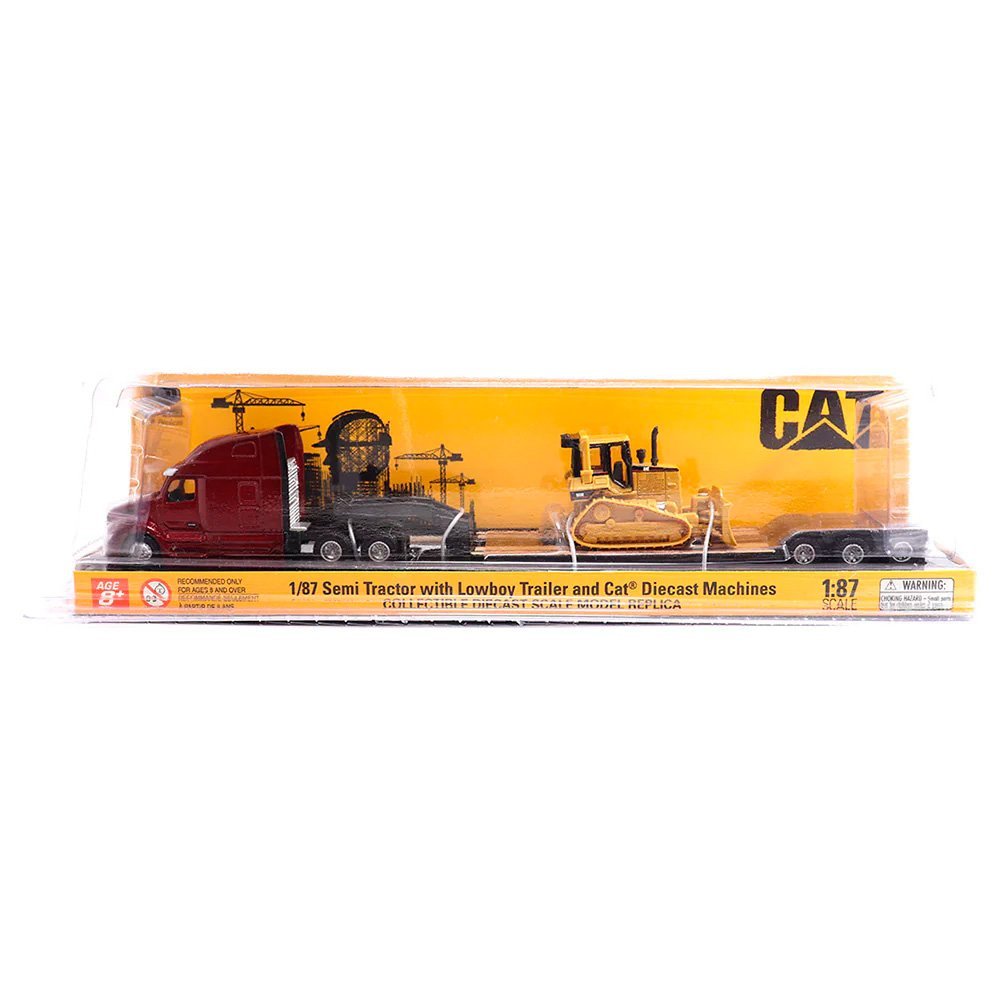 84419 - Caminhão reboque com Trator de Esteira D5M 1:87 - Imagem 2