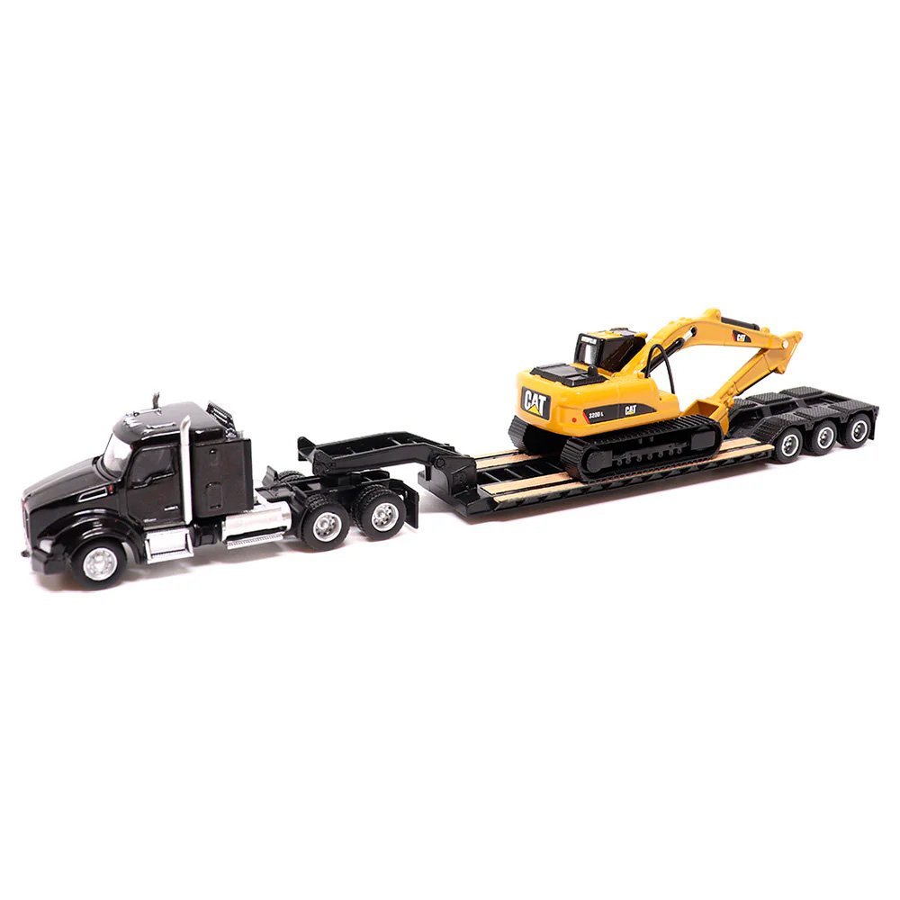 84420 - Caminhão reboque com escavadeira 320DL 1:87