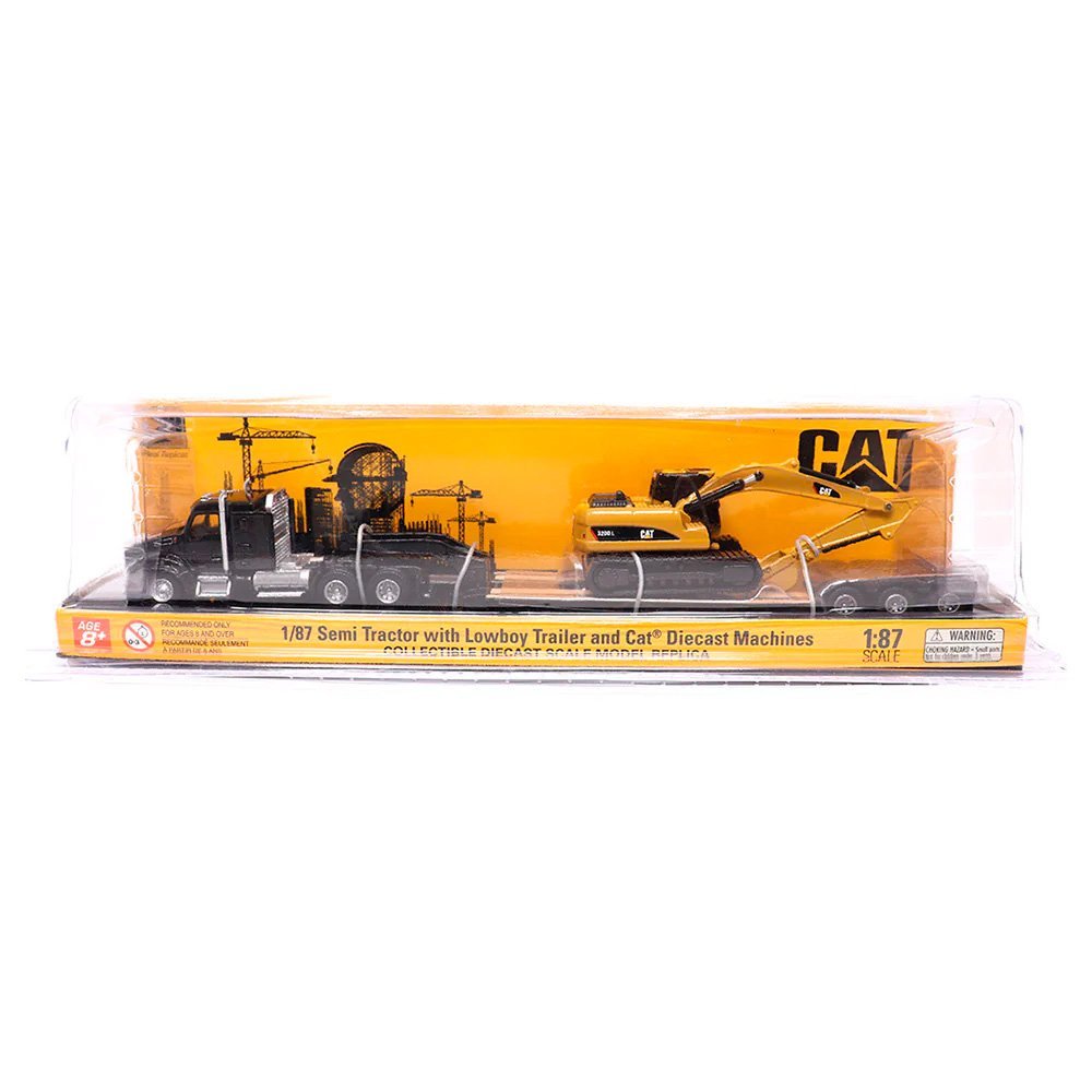 84420 - Caminhão reboque com escavadeira 320DL 1:87 - Imagem 2