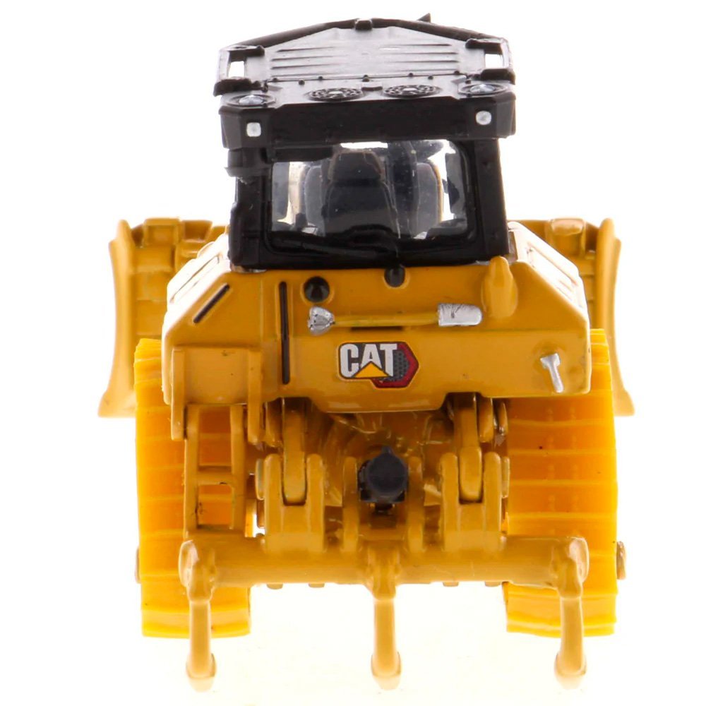 85953 Trator de esteiras Cat D5 na escala 1:87 com esteiras para nivelamento fino e lâmina dobrável. - Imagem 4