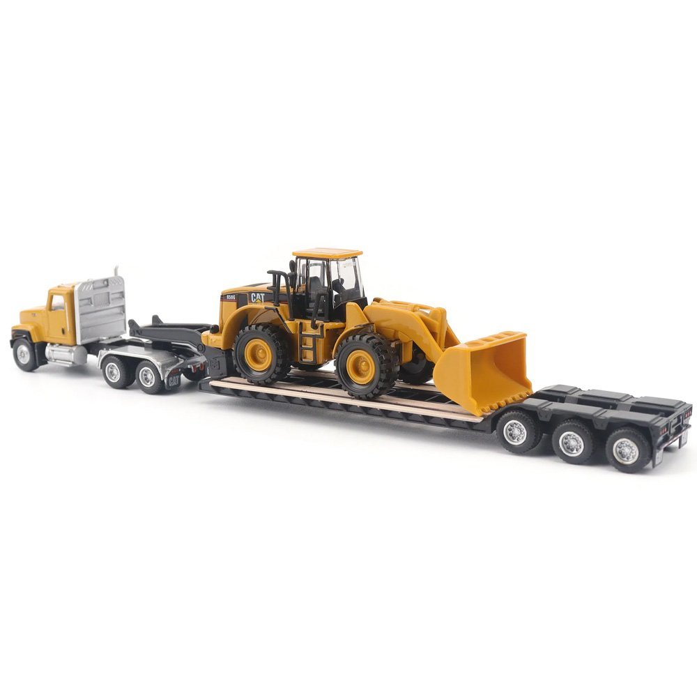 84418 Miniatura Caminhão reboque com pá carregadeira Cat 950G 1:87 - Imagem 3